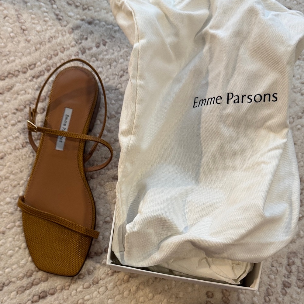 Emme parsons hope sandals tan NWT